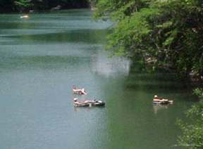 Tubing is very popular on the Guadalupe River